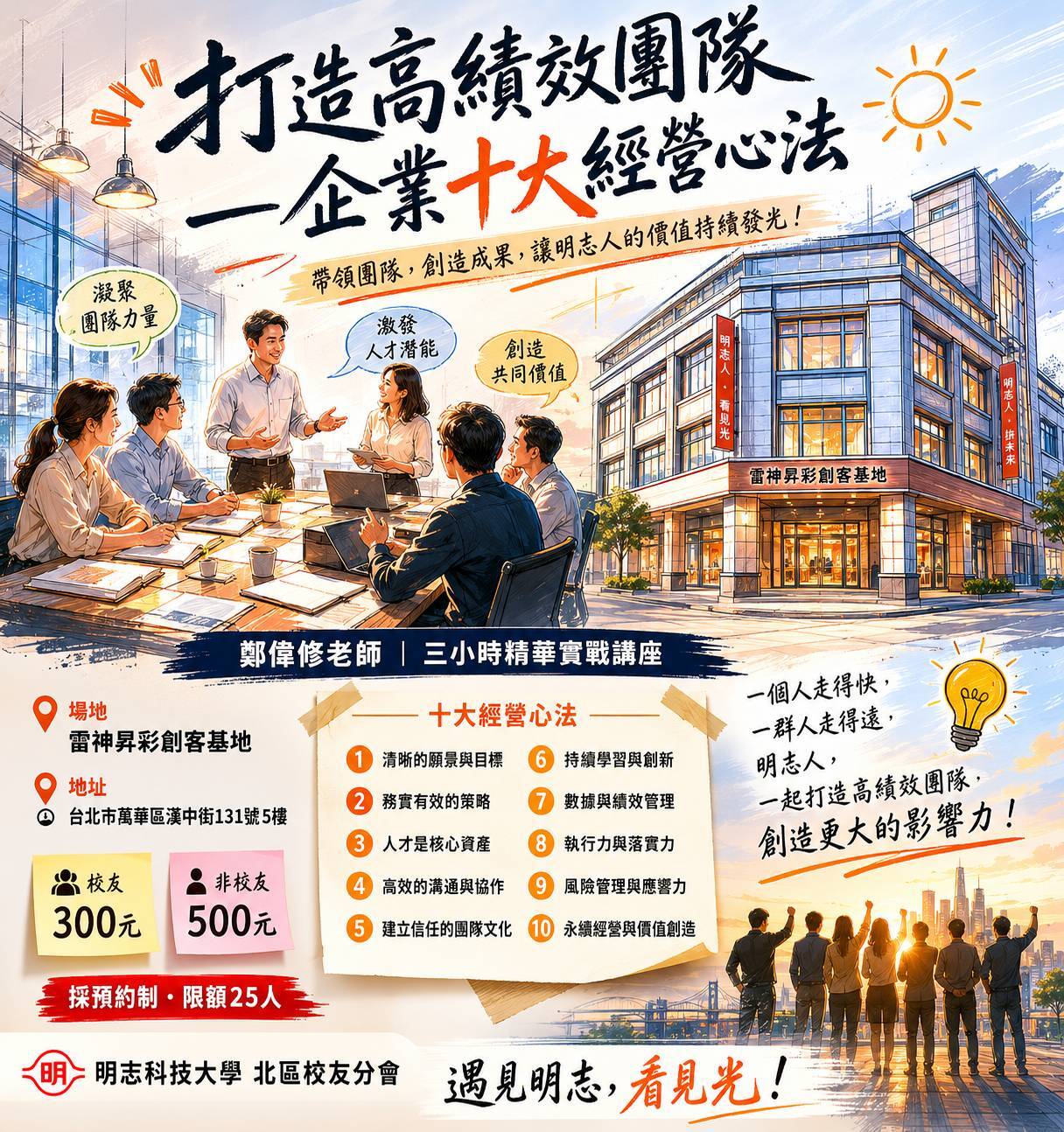 Building High-Performance Teams – Top 10 Business Management Strategies Seminar(Open new window/jpg file)Image