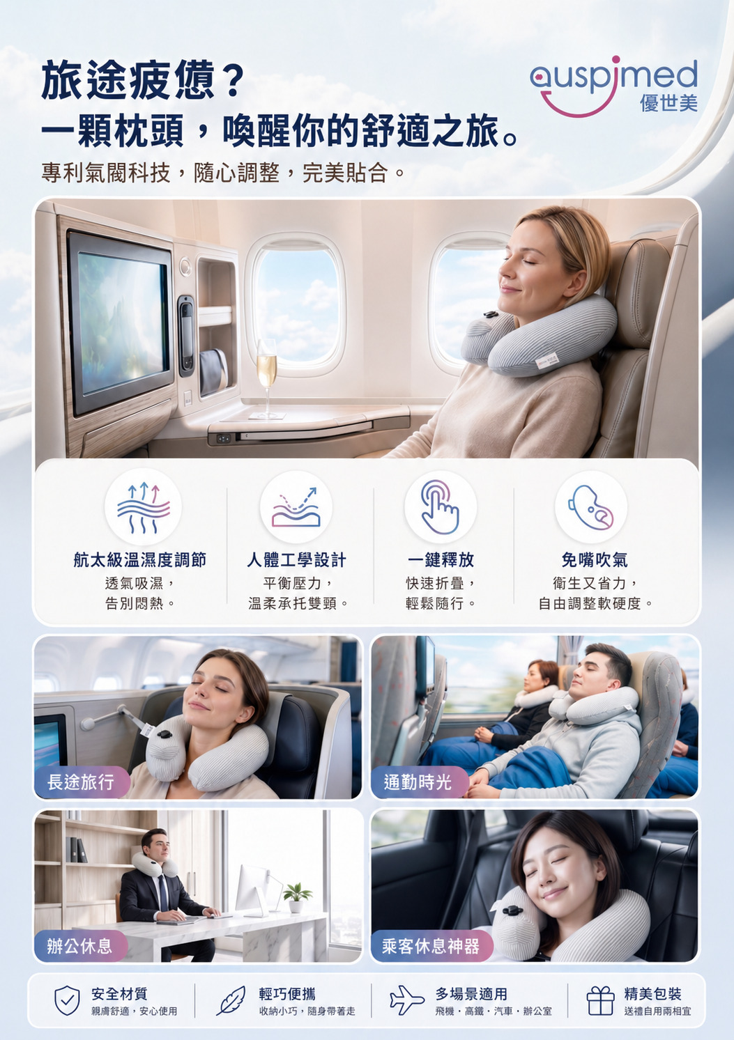 Auspimed – Portable Ruyi Travel Pillow: Exclusive 40% OFF for Ming Chi Alumni(Open new window/jpg file)Image